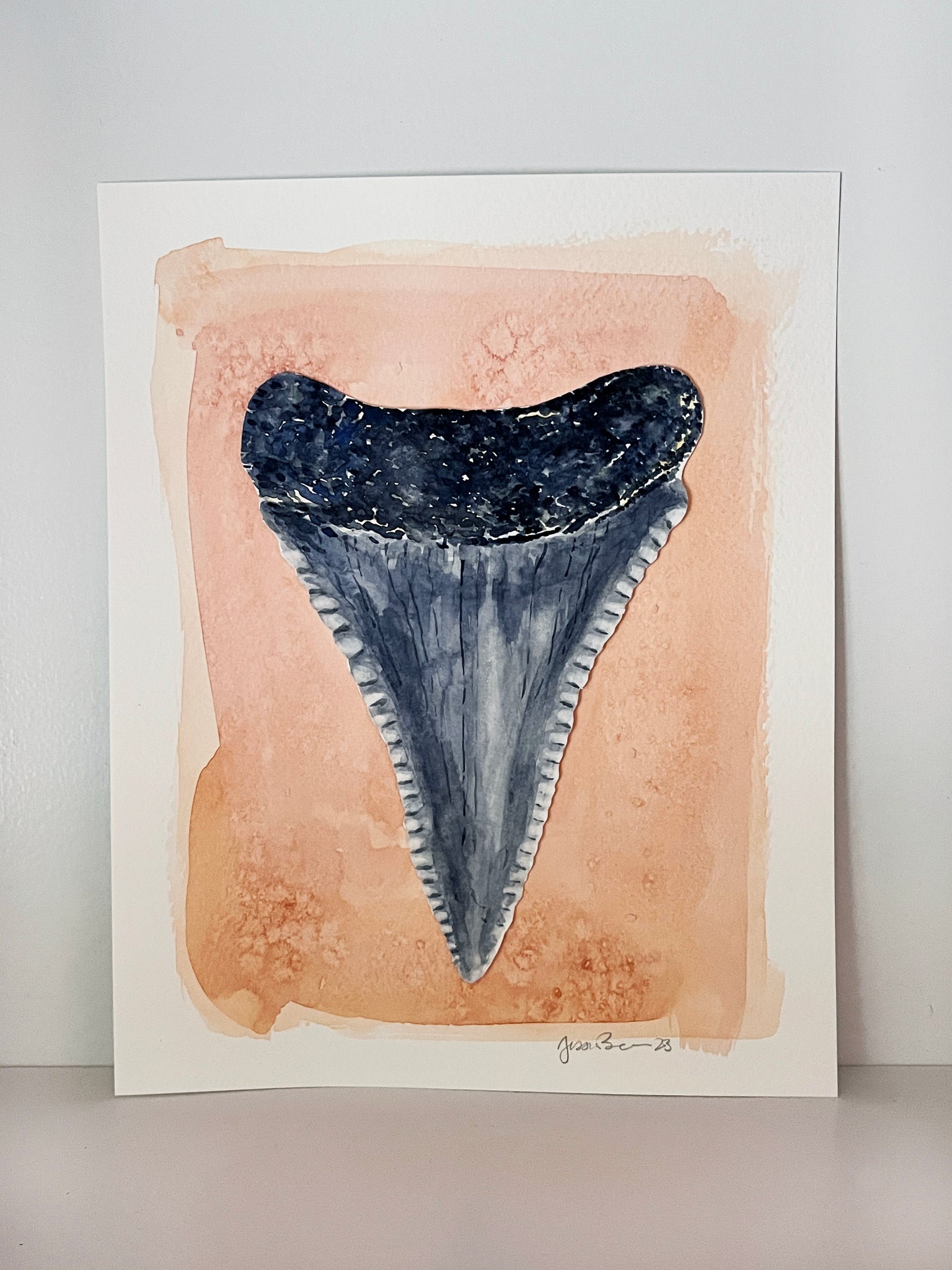Shark's Tooth Painting